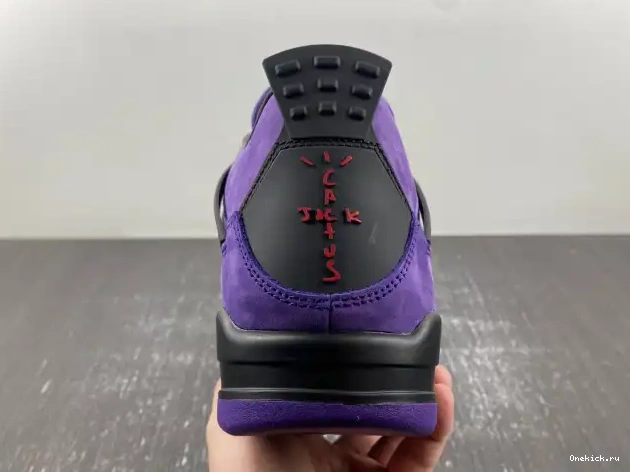 One Kick Scott Air Travis Jordan Suede Purple 4 x 0605